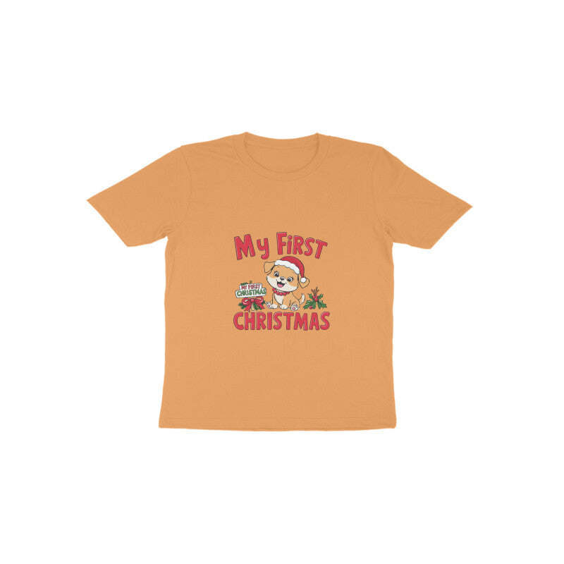 Drip SquadX Kids First Christmas Puppy Tshirt