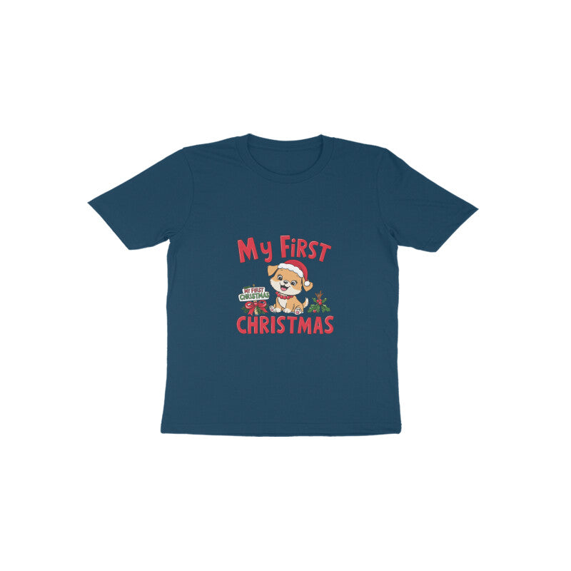 Drip SquadX Kids First Christmas Puppy Tshirt