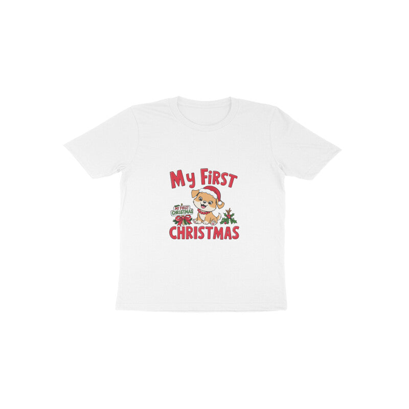 Drip SquadX Kids First Christmas Puppy Tshirt