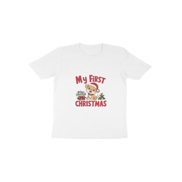 Drip SquadX Kids First Christmas Puppy Tshirt