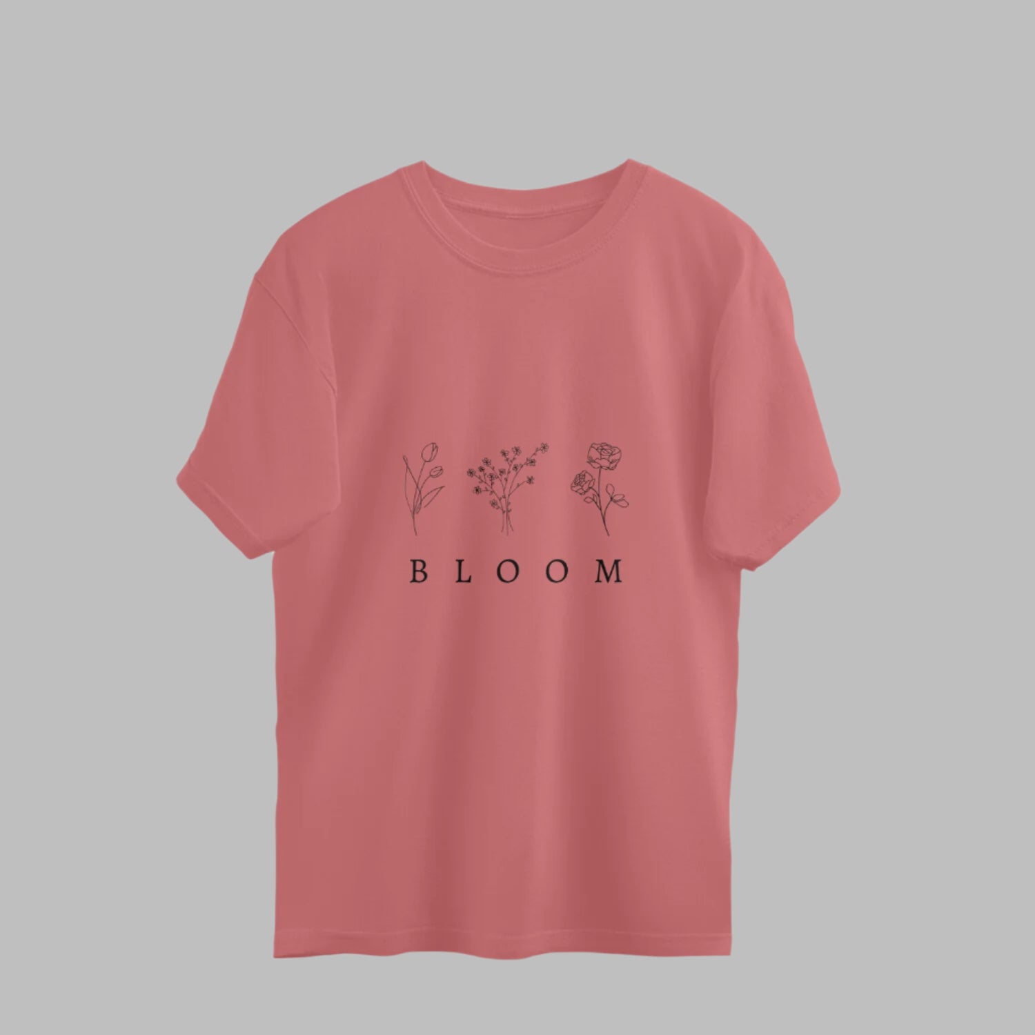 Drip SquadX Women Oversized Bloom Tshirt