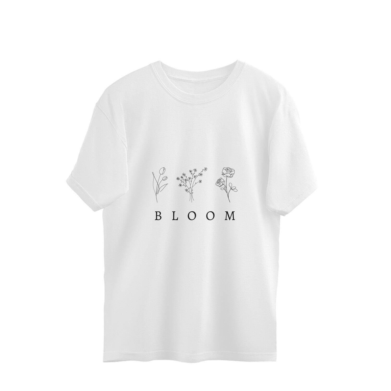 Drip SquadX Women Oversized Bloom Tshirt