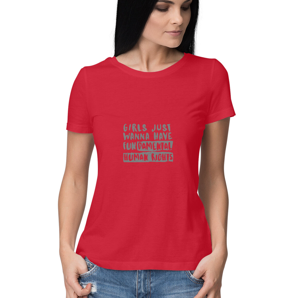 Drip SquadX Women funDAMENTA RIGHTS Tshirt