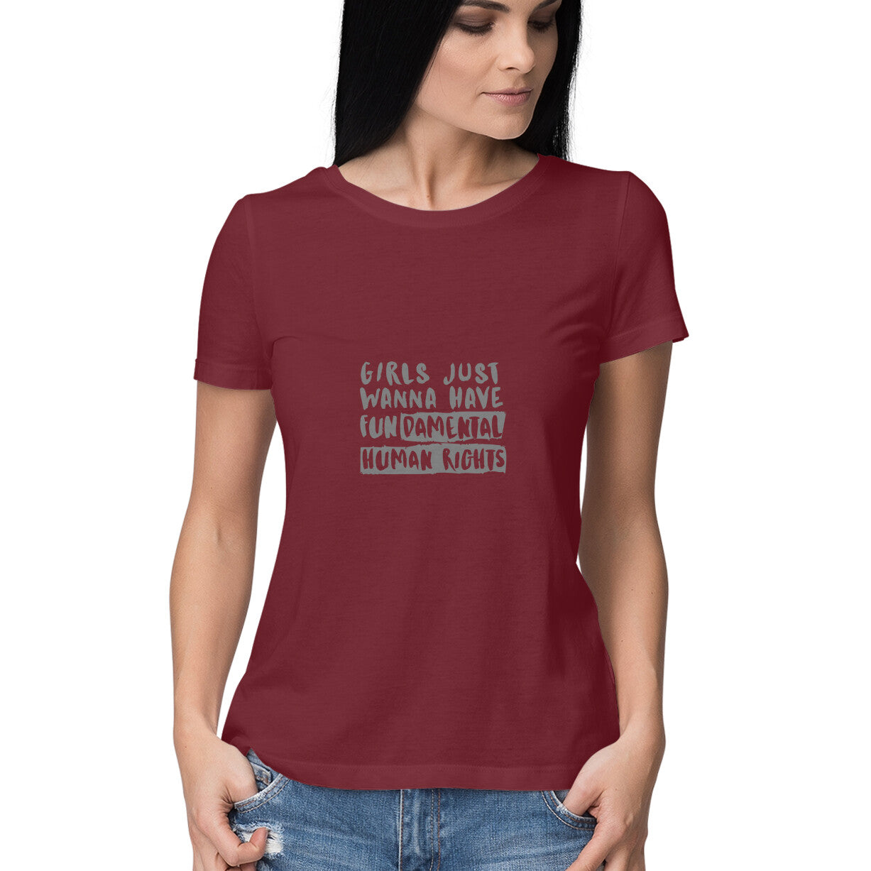 Drip SquadX Women funDAMENTA RIGHTS Tshirt