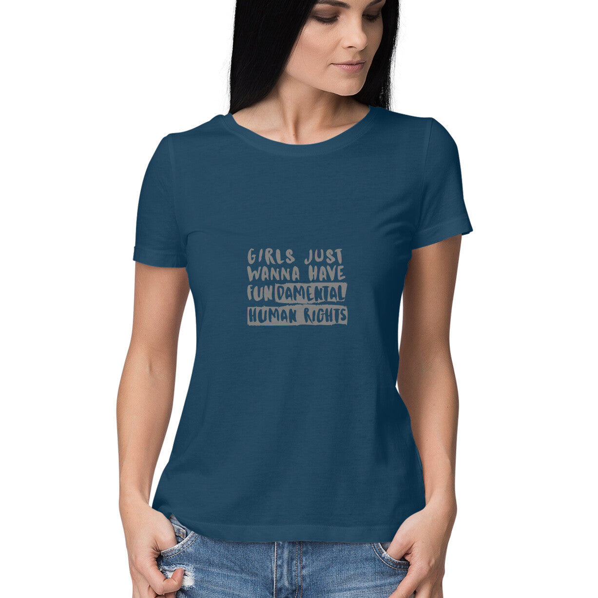 Drip SquadX Women funDAMENTA RIGHTS Tshirt