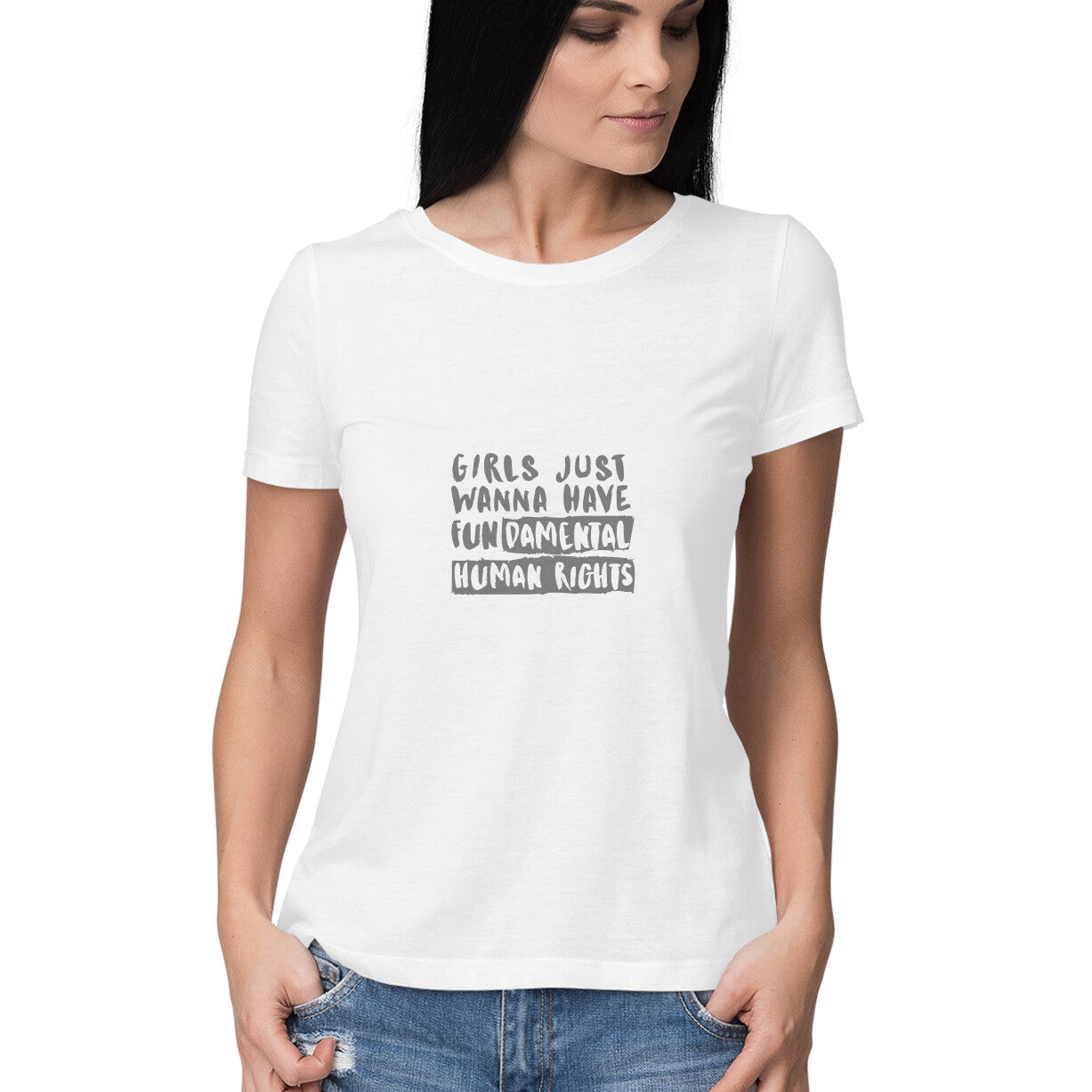 Drip SquadX Women funDAMENTA RIGHTS Tshirt