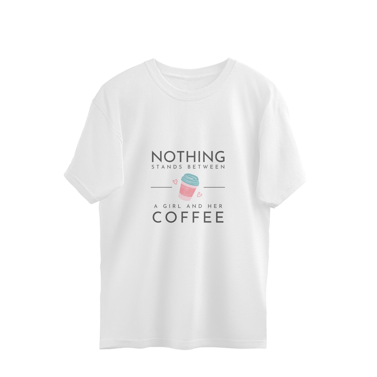 Drip SquadX Women Coffee Oversize Tshirt