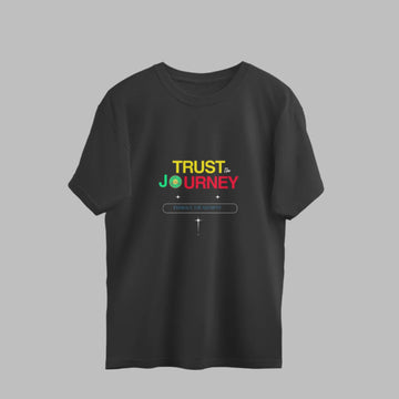 Drip SquadX Unisex Oversize Trust The Journey Tshirt