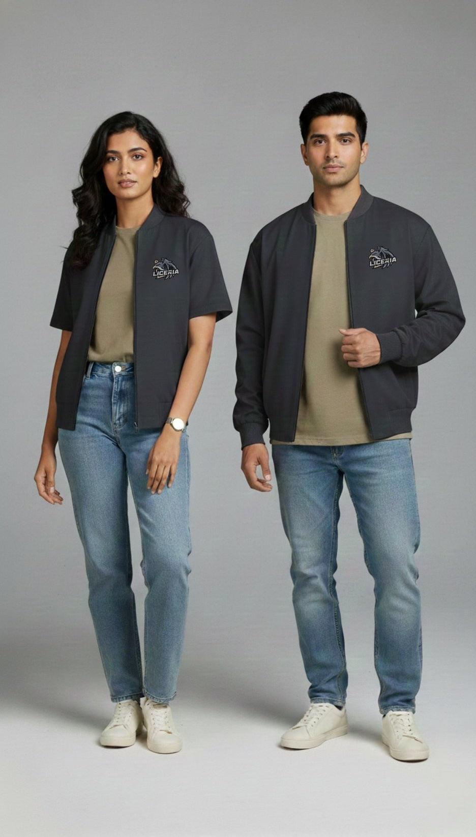 Unisex Eagle Esports Bomber Jacket Black 320 GSM Premium cotton | Dripsquadx