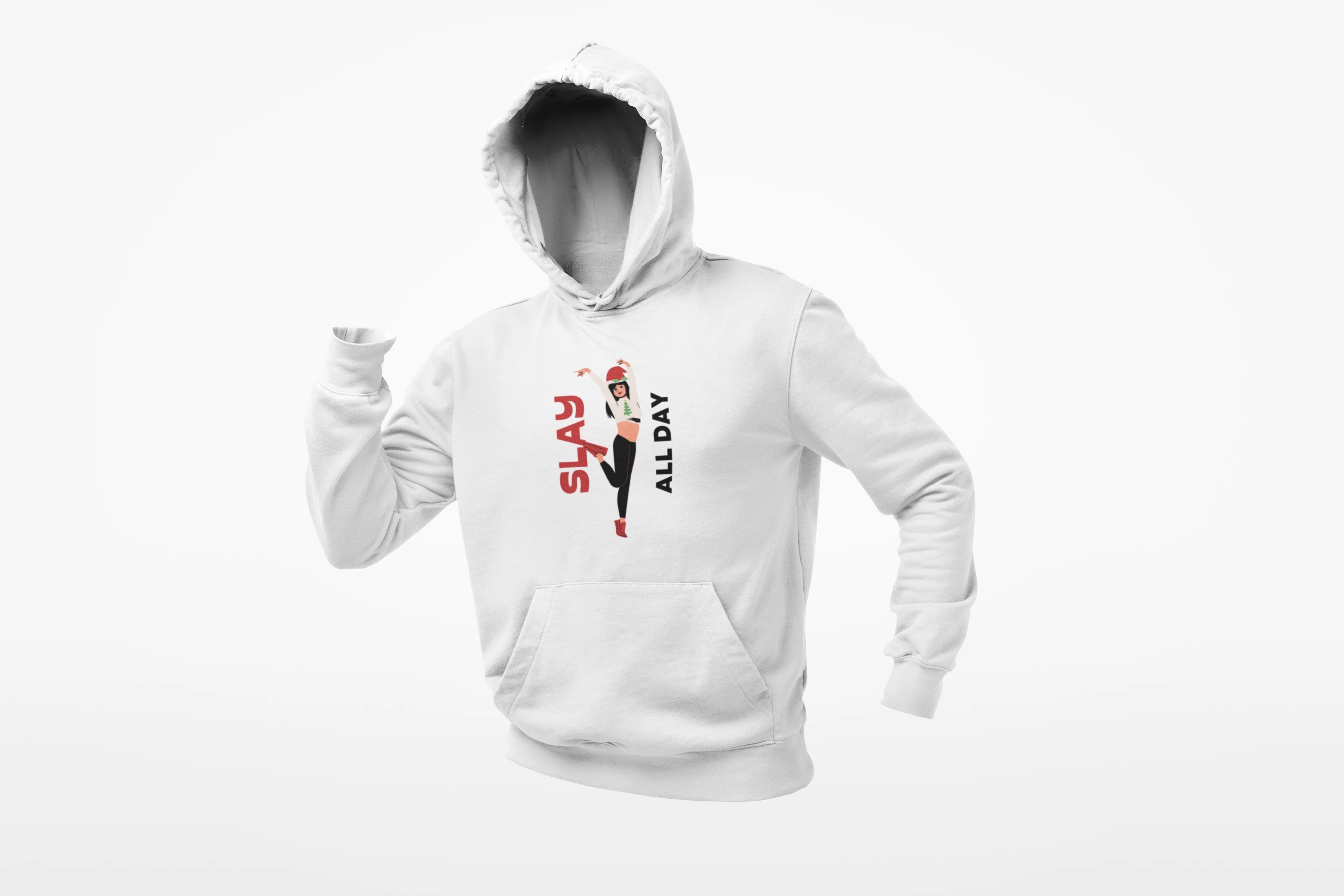 Unisex Slay All Day Hoodie Lavender N More 320 GSM Premium cotton | Dripsquadx
