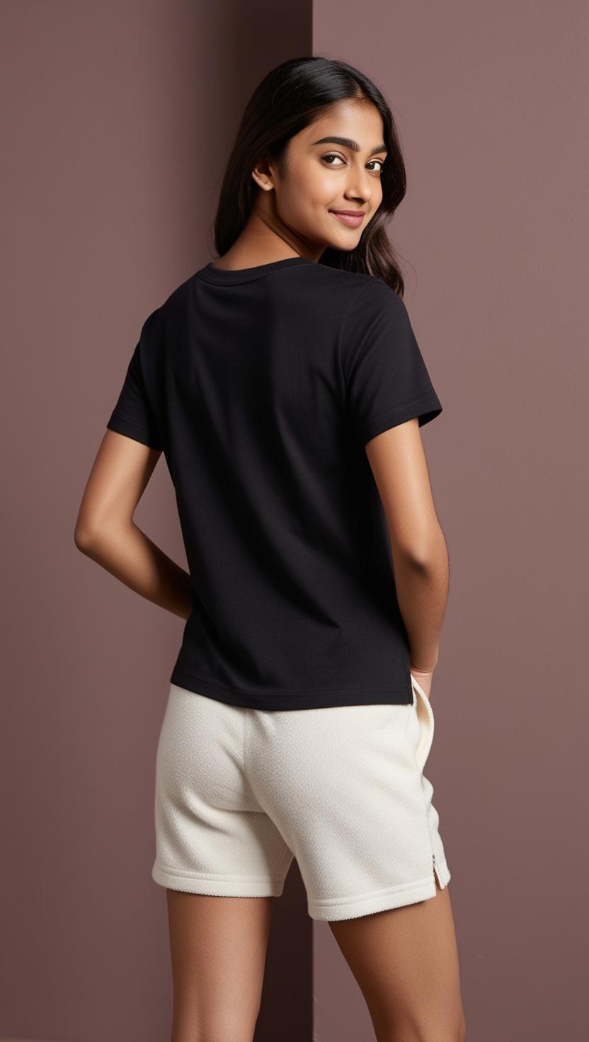 Black Solid Tee | Eco Essential Drop – DripSquadX