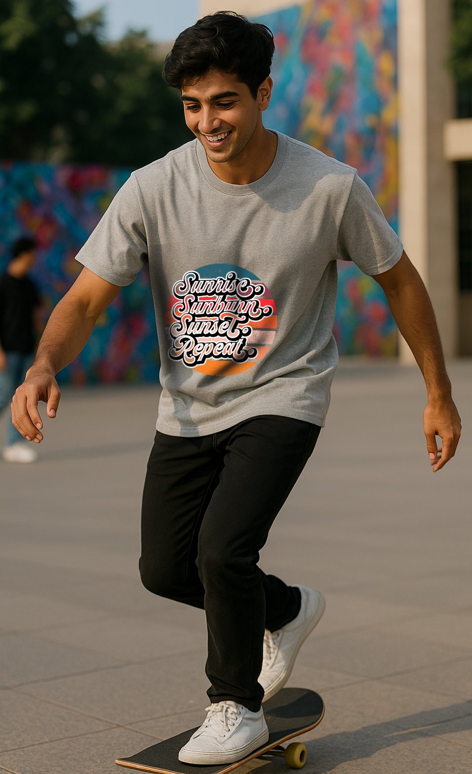 Sunrise Tee | Eco Essential Drop – DripSquadX