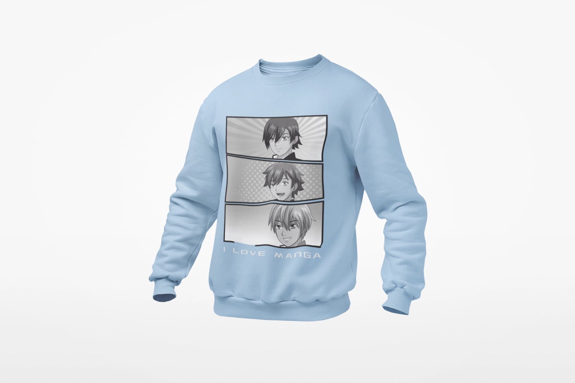 Drip Squadx I Love Manga Sweatshirt