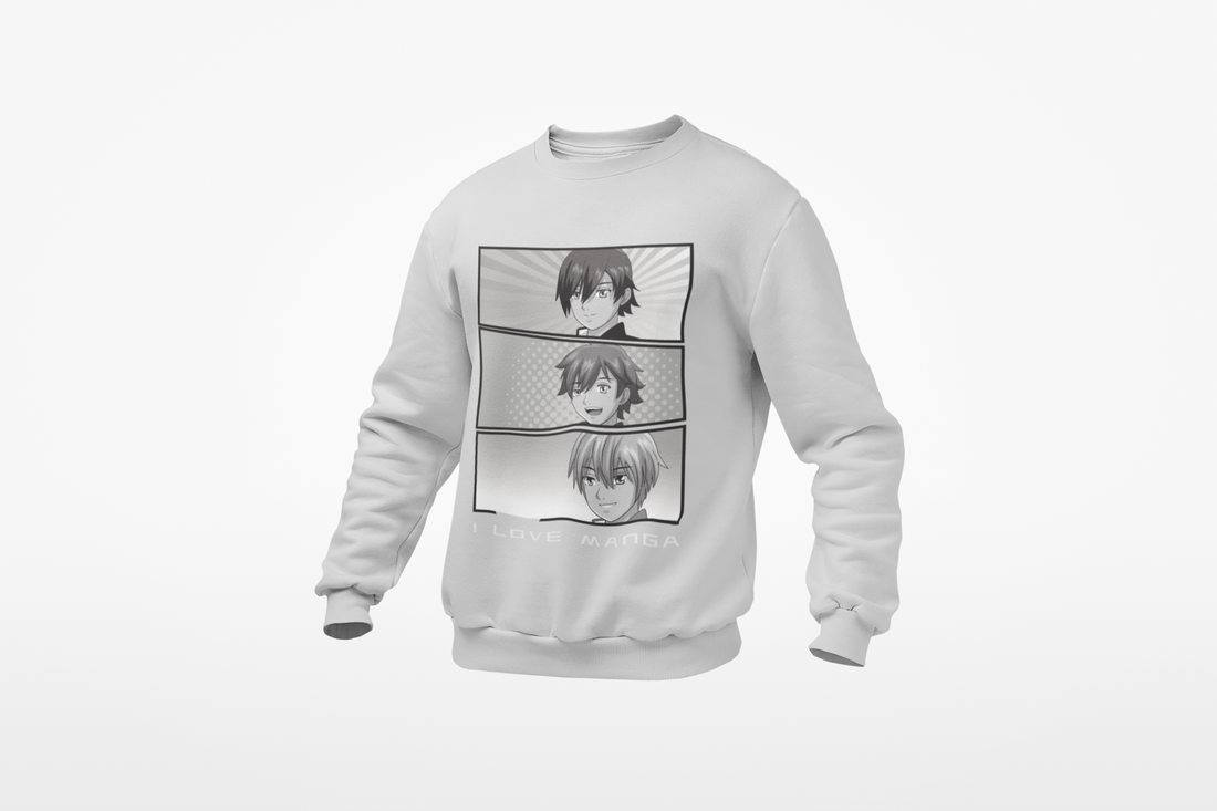 Drip Squadx I Love Manga Sweatshirt