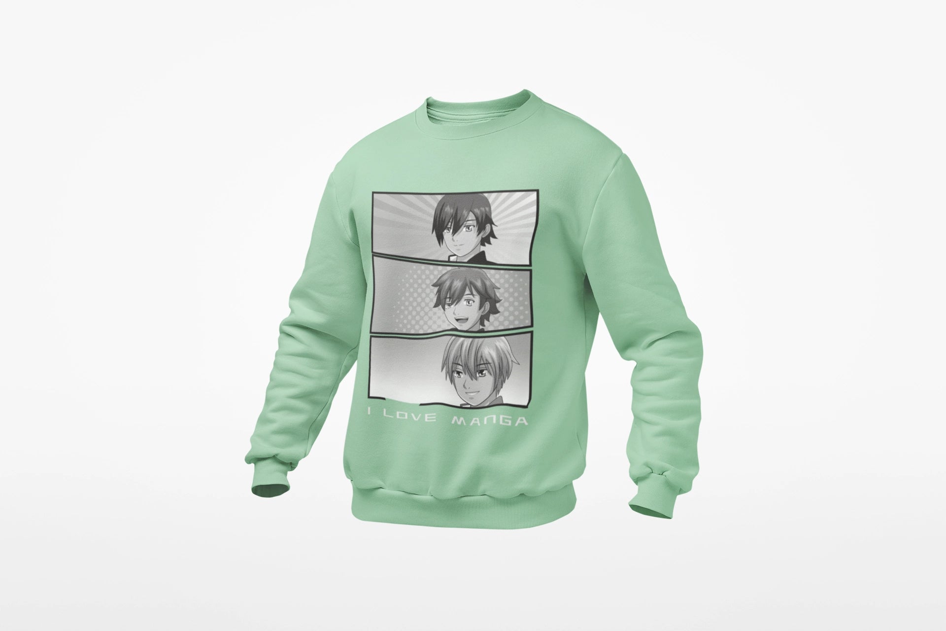 Drip Squadx I Love Manga Sweatshirt