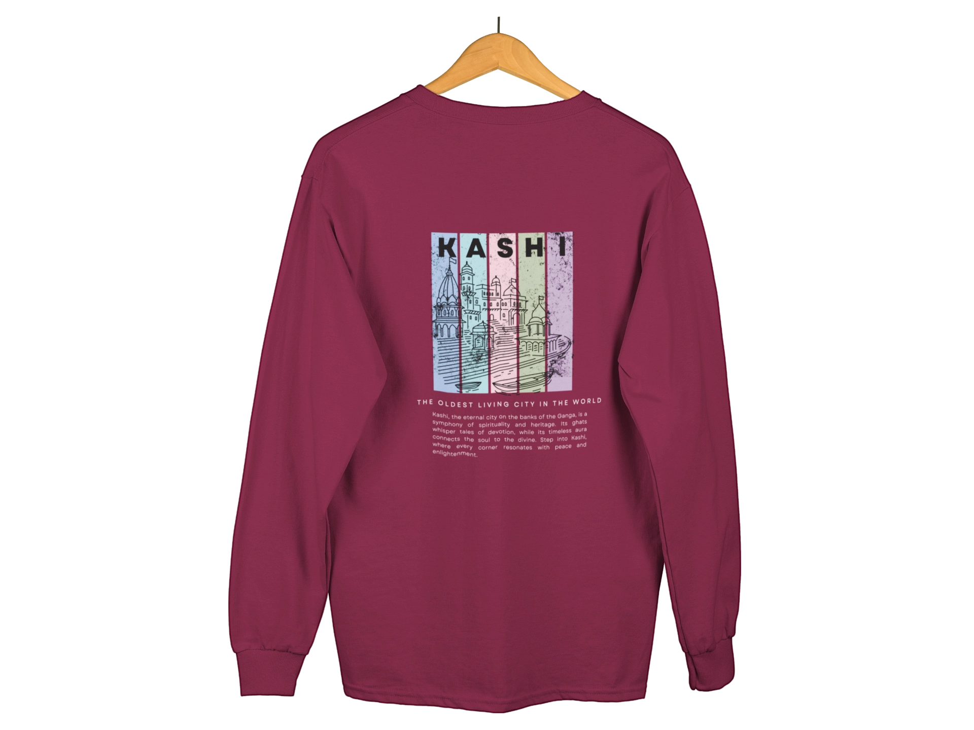 Drip SquadX Unisex Sweatshirt KASHI The Oldest City