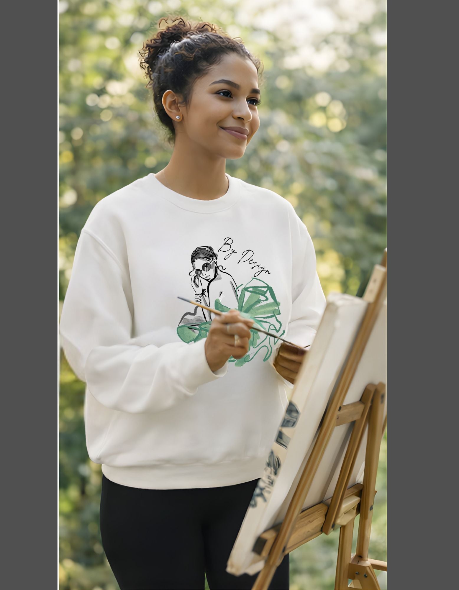 By Design 320 GSM Sweatshirt | Urbanwear Streetwear Graphic | Premium Cotton