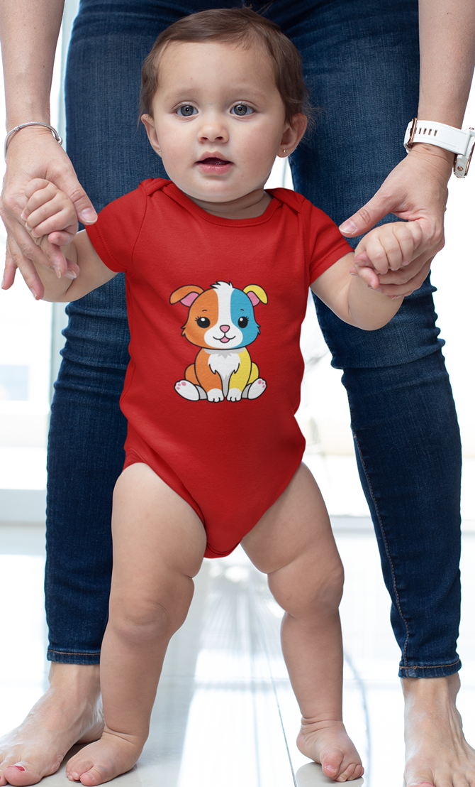 Drip Squadx Infant Multicolor Puppy Romper