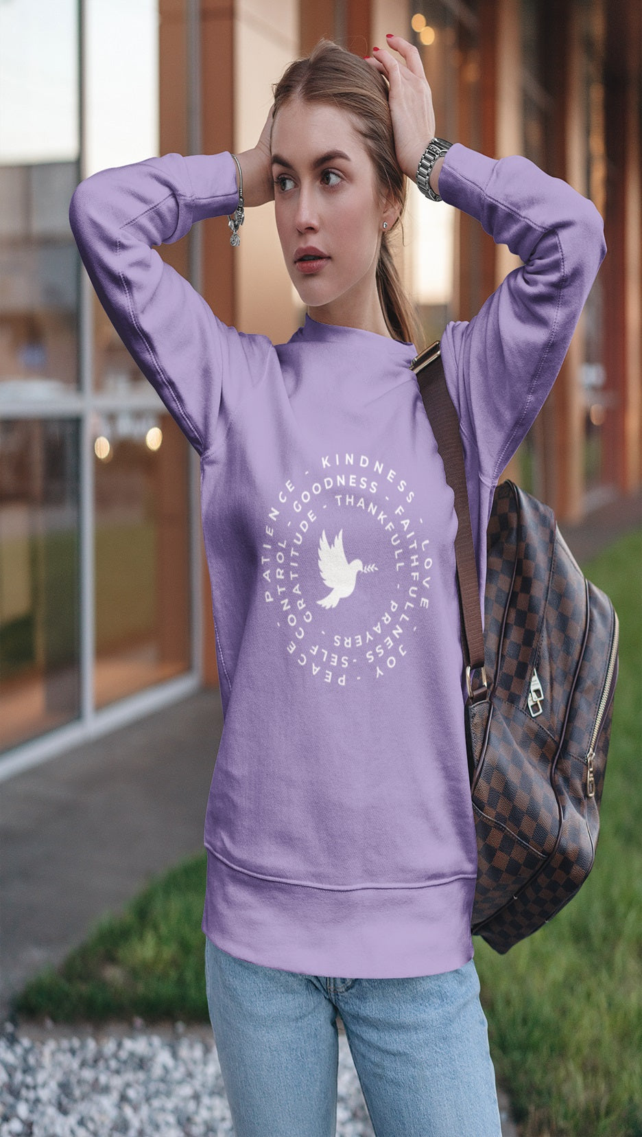 Unisex Peace Sweatshirt Premium cotton | Dripsquadx