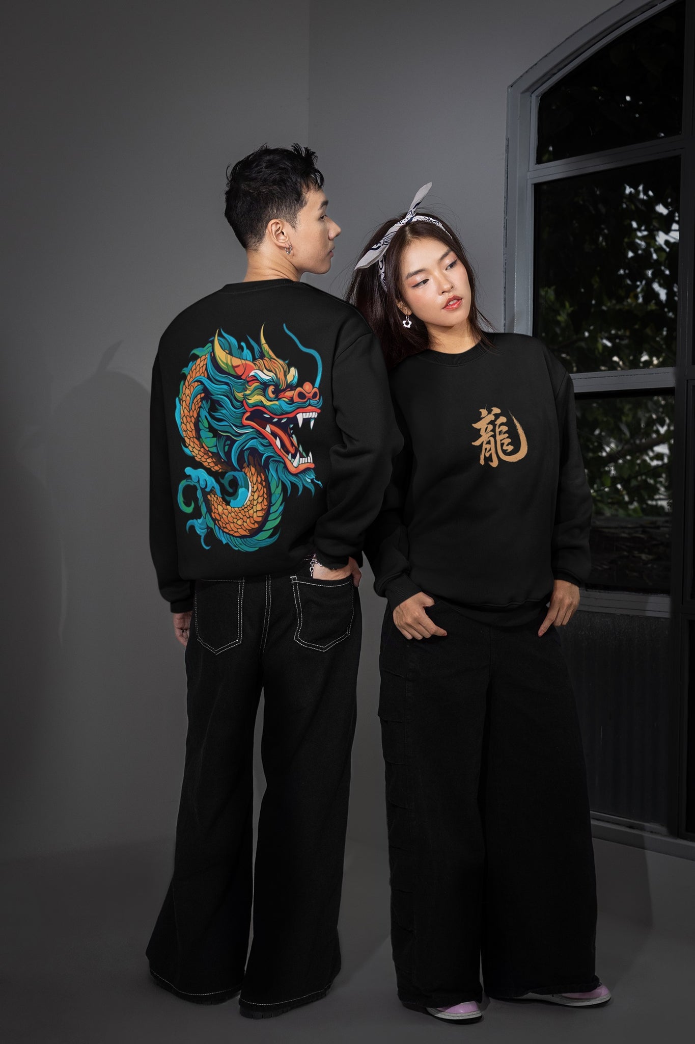Drip SquadX Eternal Stregth Dragon Unisex Oversize Sweatshirt