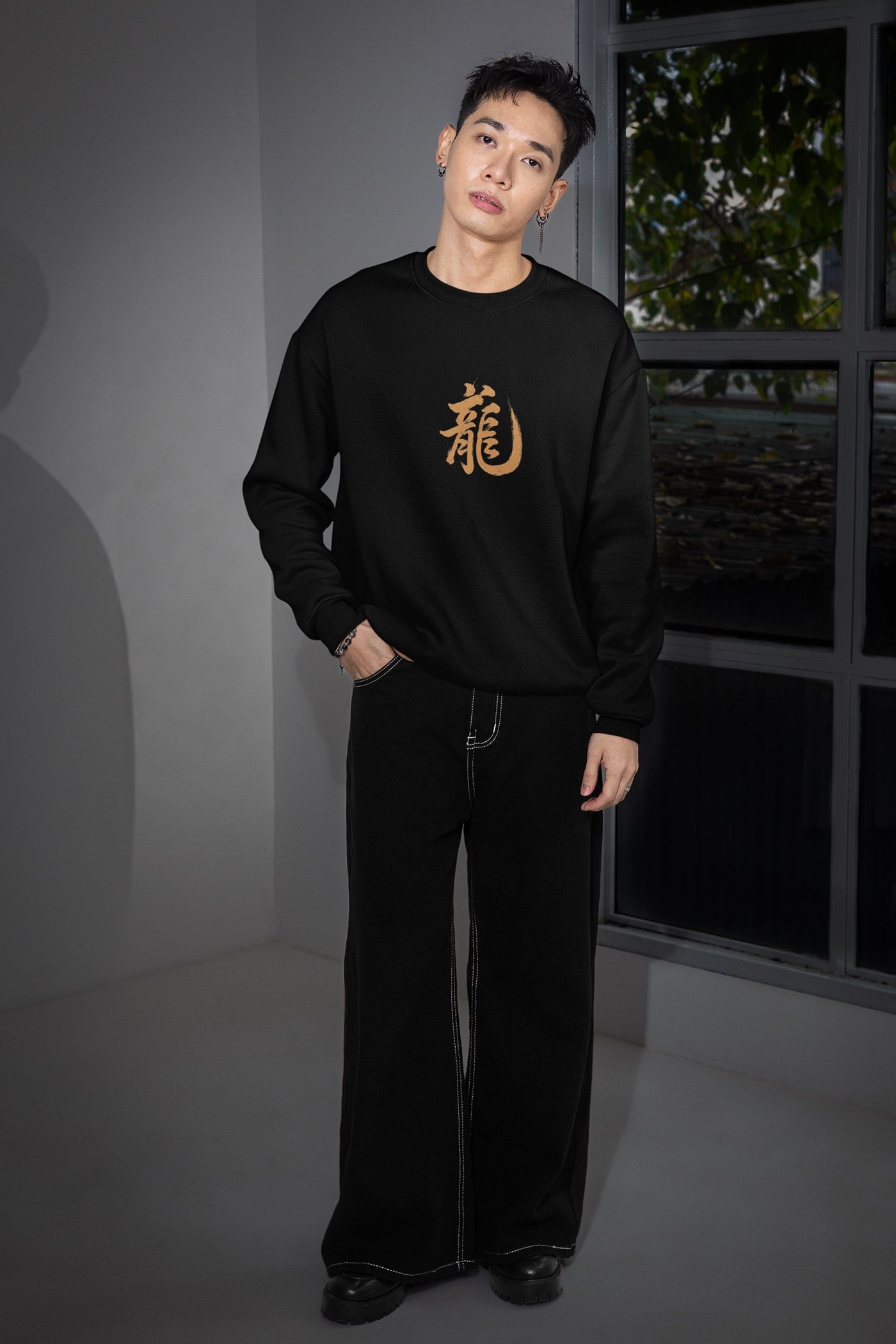 Drip SquadX Eternal Stregth Dragon Unisex Oversize Sweatshirt
