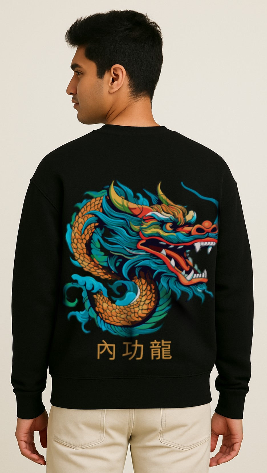 Drip SquadX Eternal Stregth Dragon Unisex Oversize Sweatshirt