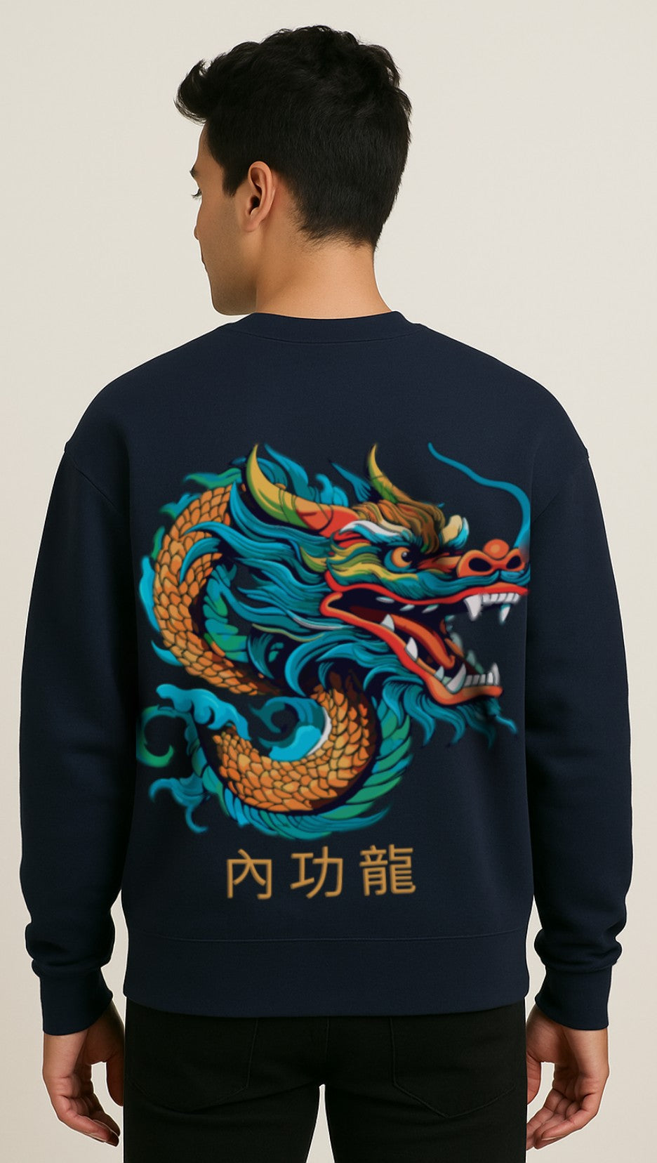 Drip SquadX Eternal Stregth Dragon Unisex Oversize Sweatshirt