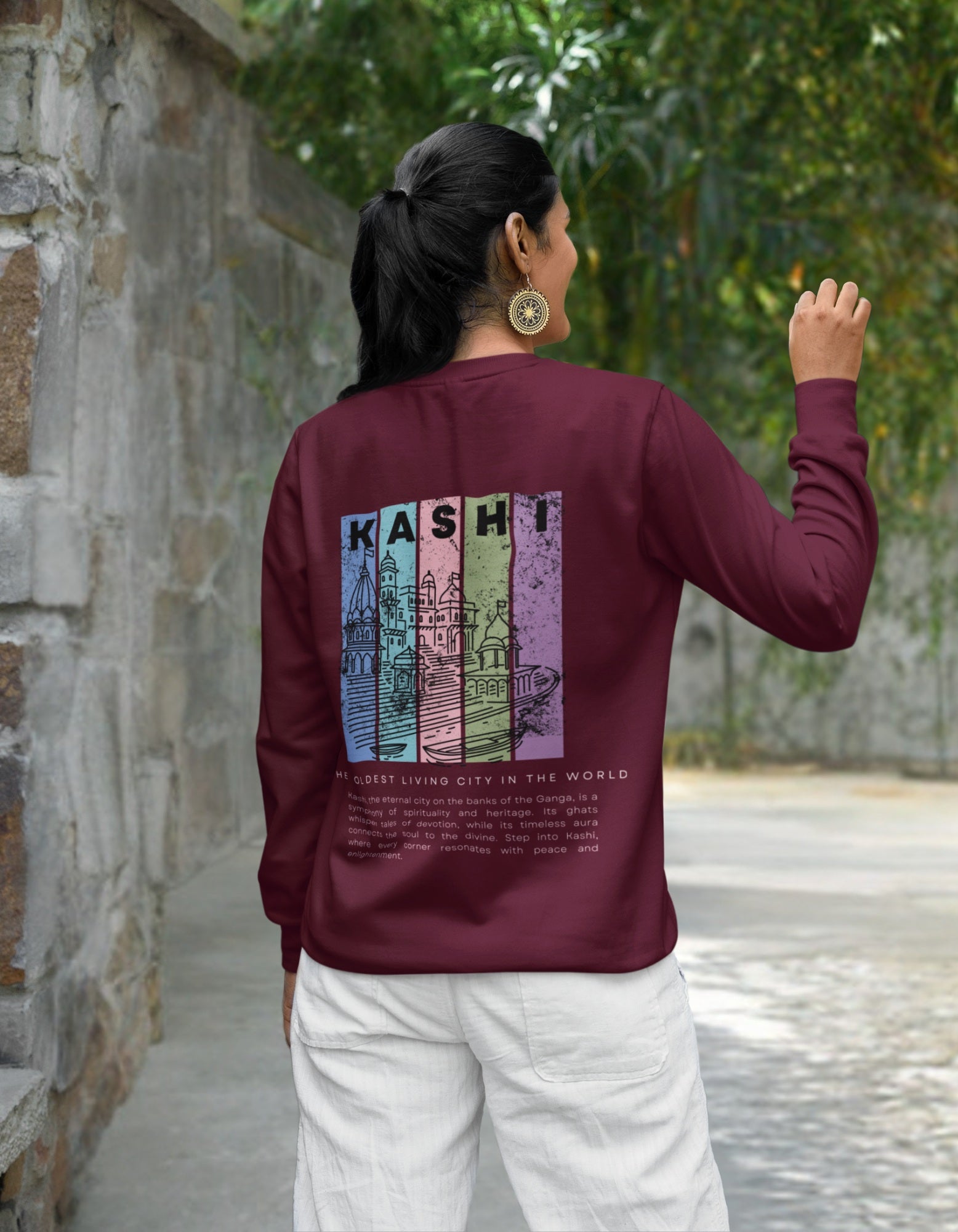 Drip SquadX Unisex Sweatshirt KASHI The Oldest City