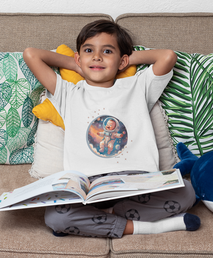 Drip SquadX Toddle Reach for the Stars with Our Adorable Astronaut T-Shirt!