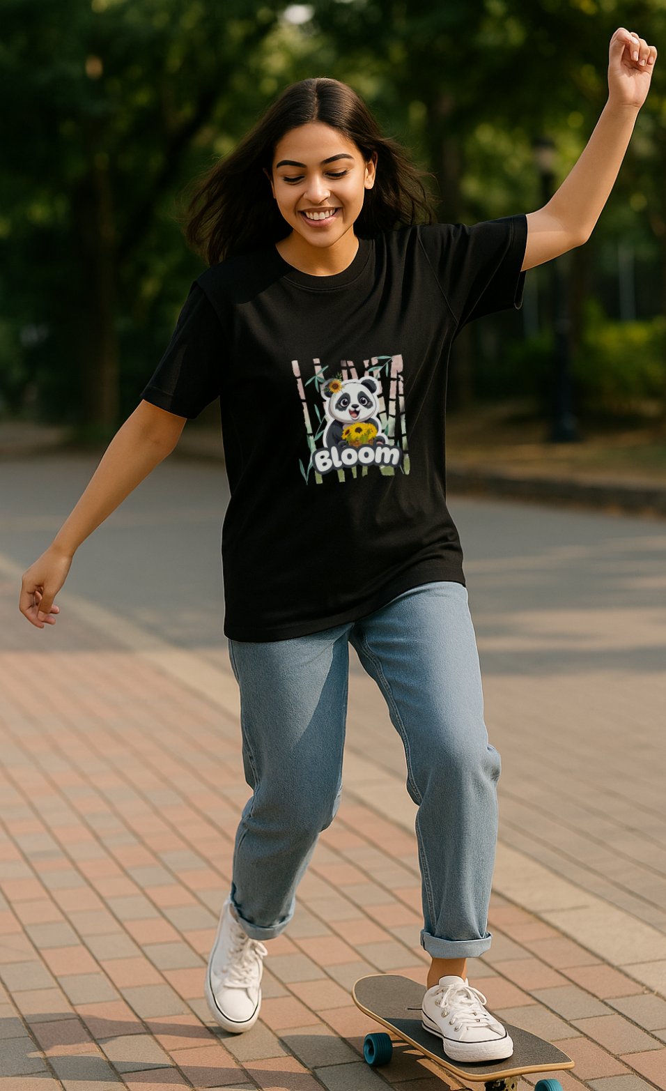 Panda Tee | Eco Essential Drop – DripSquadX