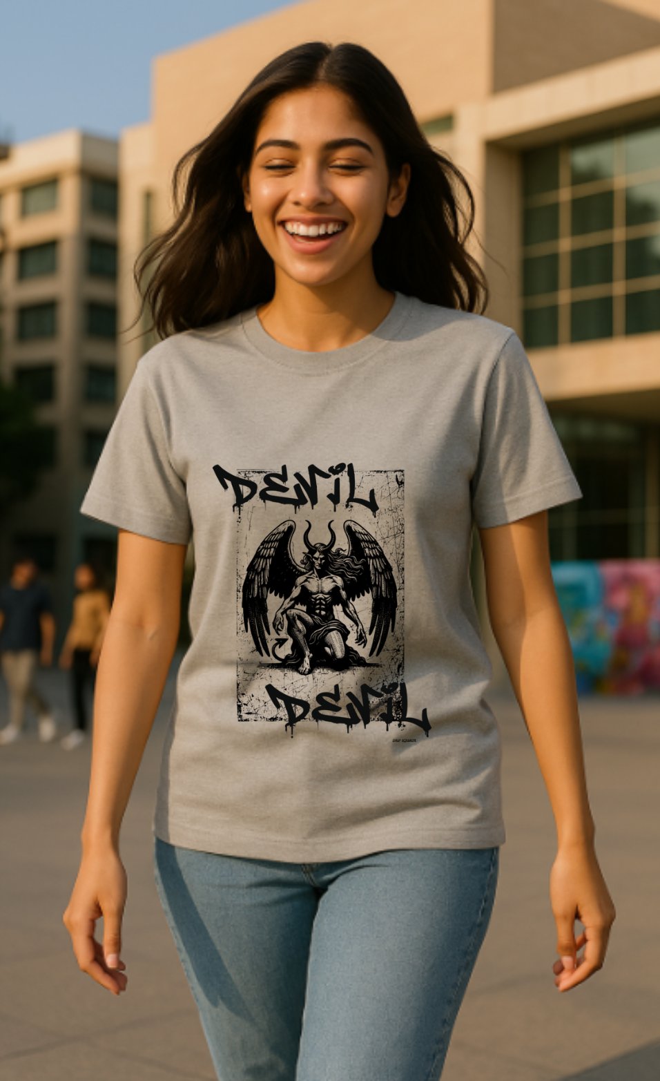 Devil Tee | Eco Essential Drop – DripSquadX