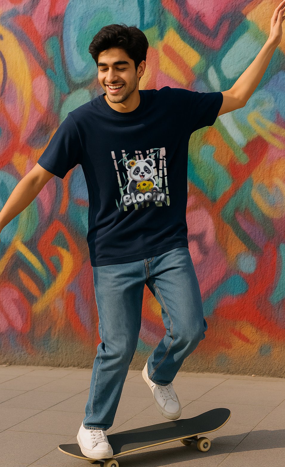 Panda Tee | Eco Essential Drop – DripSquadX