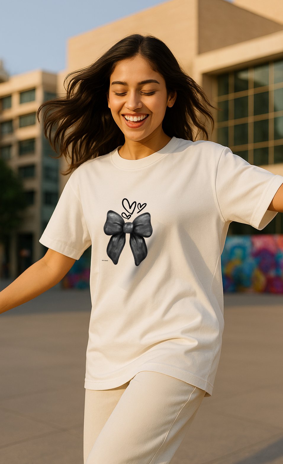 Bow Tee | Eco Essential Drop – DripSquadX