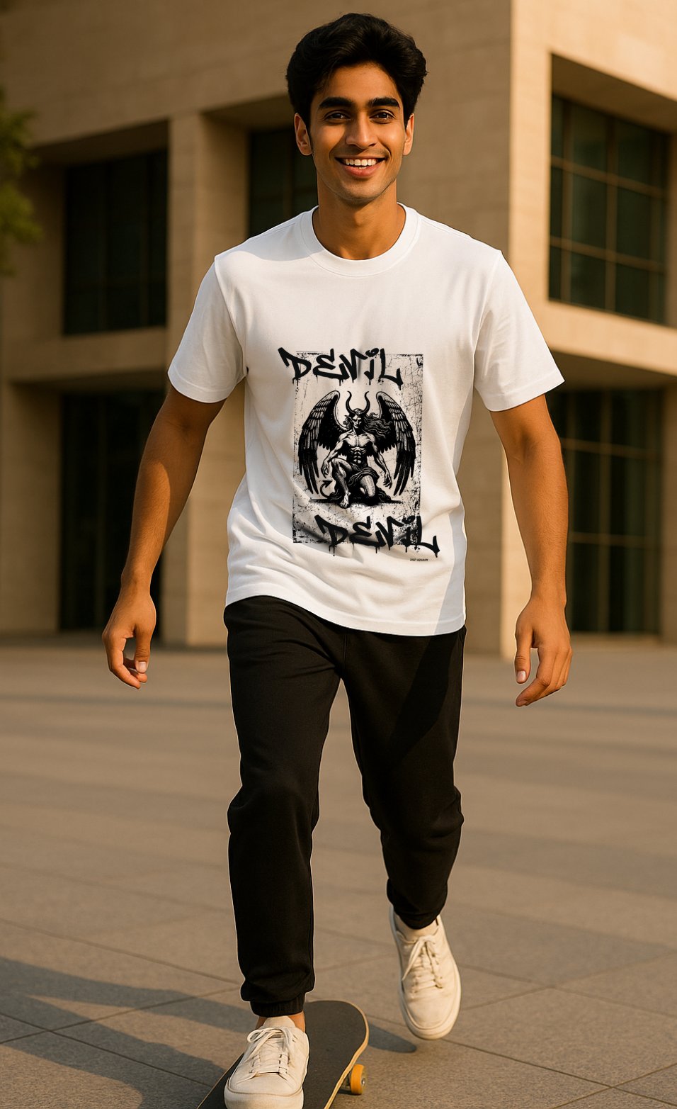 Devil Tee | Eco Essential Drop – DripSquadX