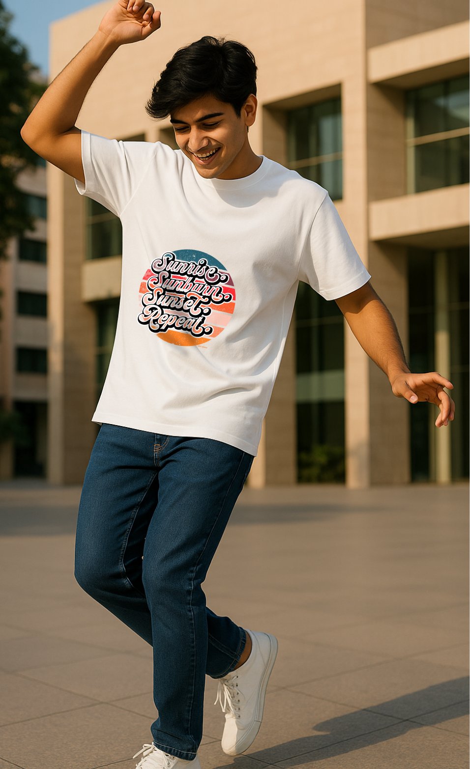 Sunrise Tee | Eco Essential Drop – DripSquadX