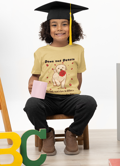 Drip SquadX Kids Paw and Petals Tshirt
