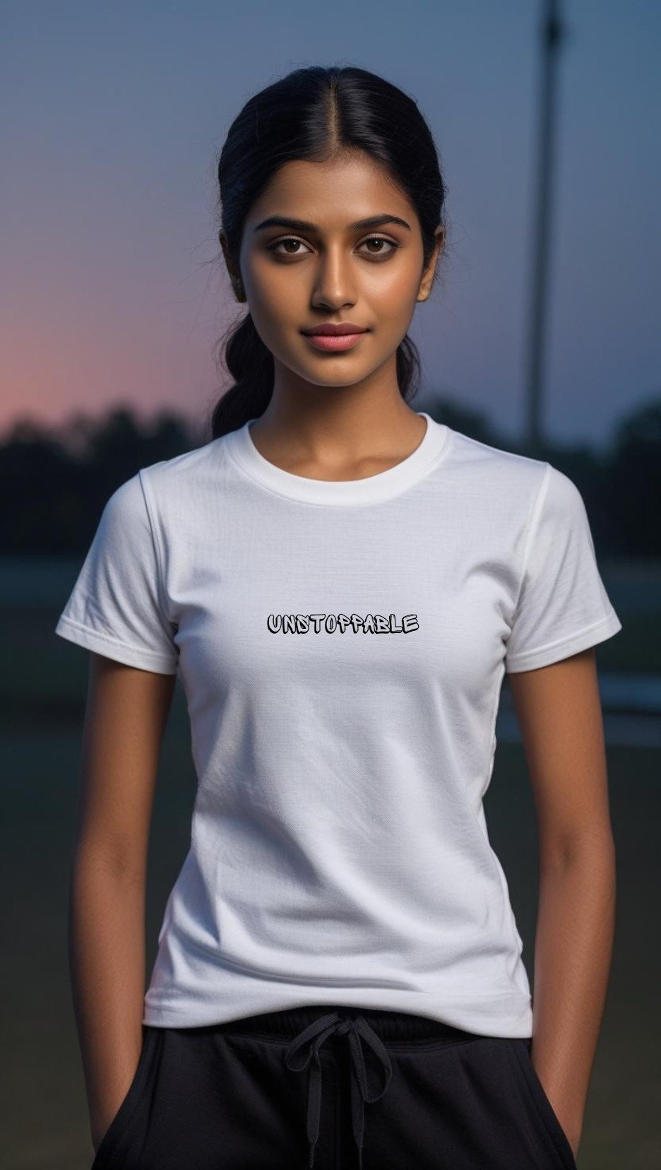 Unisex Unstoppable Supima White T-shirts Premium cotton | Dripsquadx