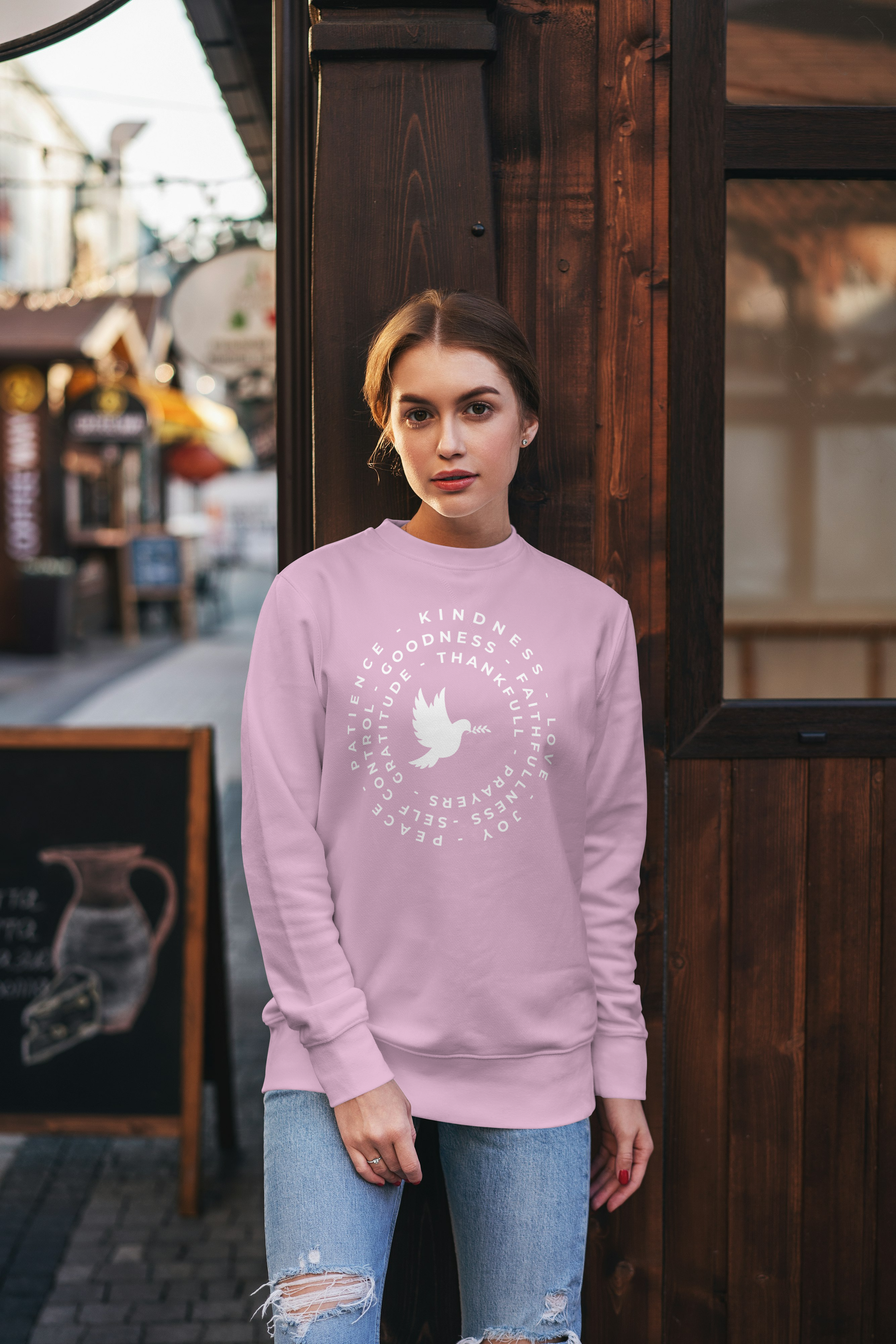 Unisex Peace Sweatshirt Premium cotton | Dripsquadx