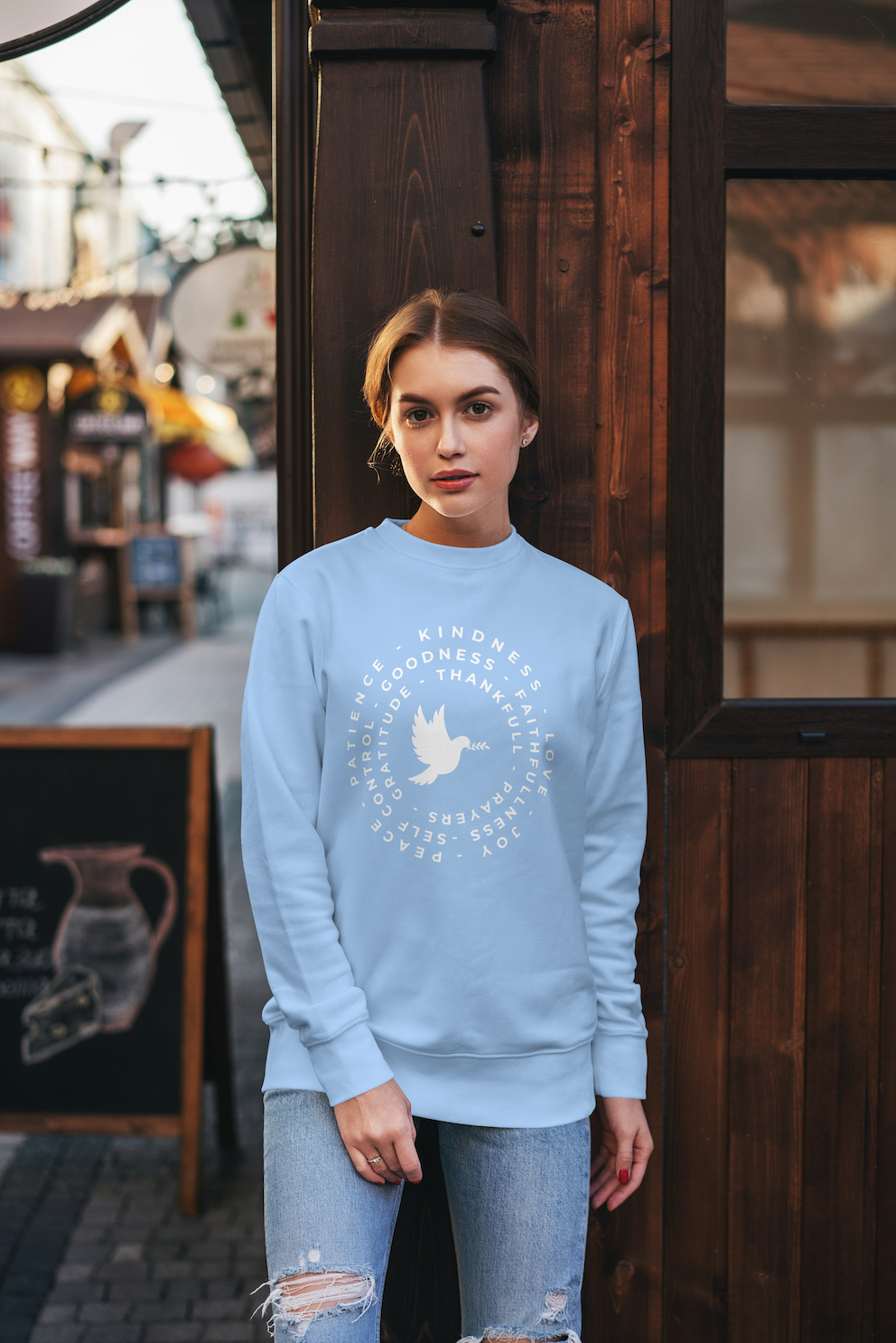 Unisex Peace Sweatshirt Premium cotton | Dripsquadx